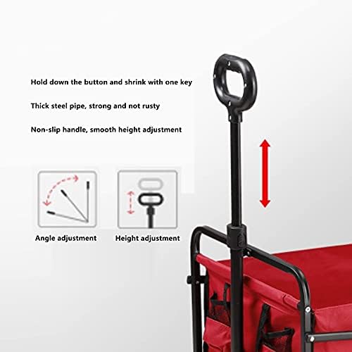 Trolleys, Foldigarden Wagon Trolley,Outdoor Campicart,The Maximum Load