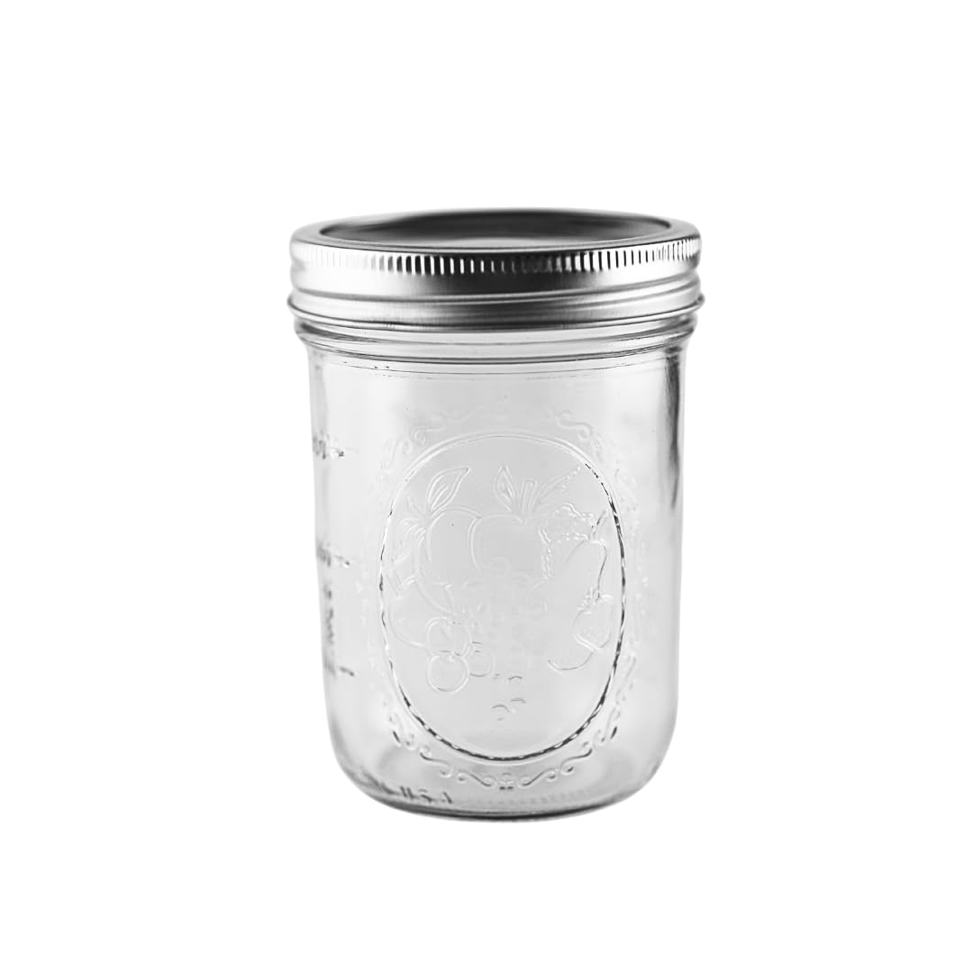 Ball - 16 oz Wide Mouth Glass Mason Jars | 6 Pack Jars with Airtight L
