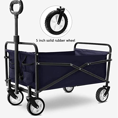 Portable Camping Cart,Outdoor Folding Utility Wagon Folding Camping Ca