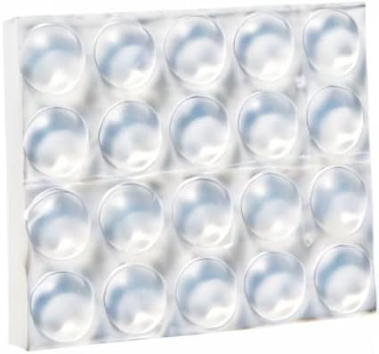 Scotch Clear Adhesive Bumper Pads 40 PCS, Self-Stick Rubber Pads 1/2" Round, Cabinet Door Rubber Bumpers, Designed to Protect Cabinets and Drawers, Sound Dampening, Transparent (SP951-NA)