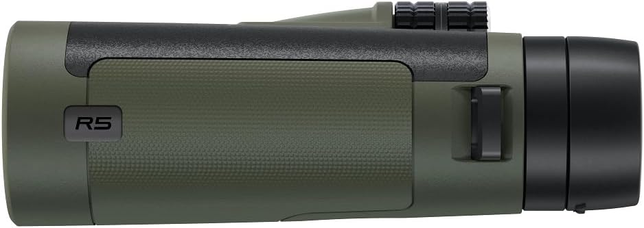 Bushnell R5 8x42 Binoculars - Waterproof, Dielectric Multi-Coated Optics with EXO Barrier Lens Protection for Long Range Viewing and Hunting, Includes Vault Lite Bino Chest Harness & Neck Strap