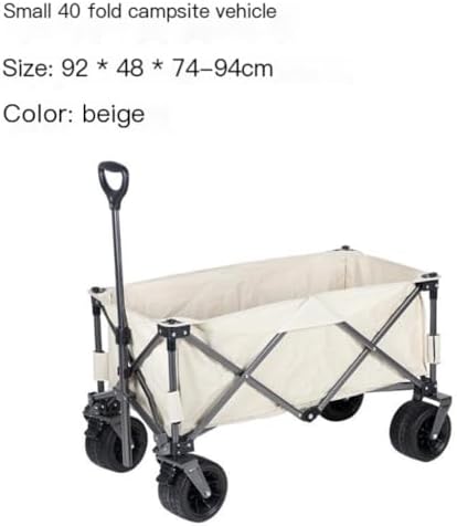 Portable Camping Cart,Portable Folding Beach Trolley Cart for Outdoor 