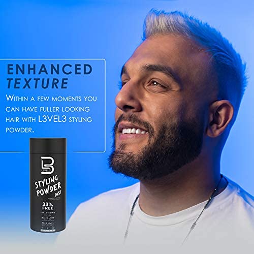 L3 Level 3 Styling Powder - Natural Look Mens Powder - Easy to Apply w