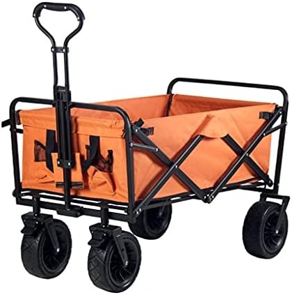 Collapsible Wagon Cart with Wheels Foldable Folding Wagons Carts Silen