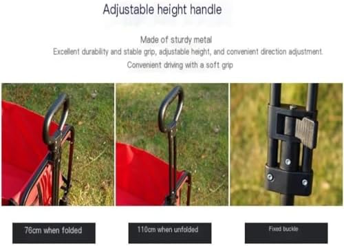Portable Camping Cart,Outdoor Beach Trolley Cart for Camping and Fishi