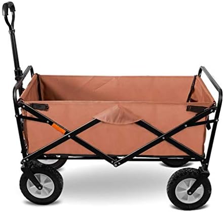 Collapsible Wagon Cart with Wheels Foldable Folding Wagons Carts Silen