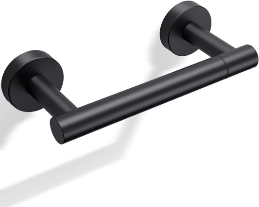 Day Moon™ - Toilet Paper Holder - Modern Roll Holder for Bathroom - 1 Pack - Wall Mount - Classic, Black