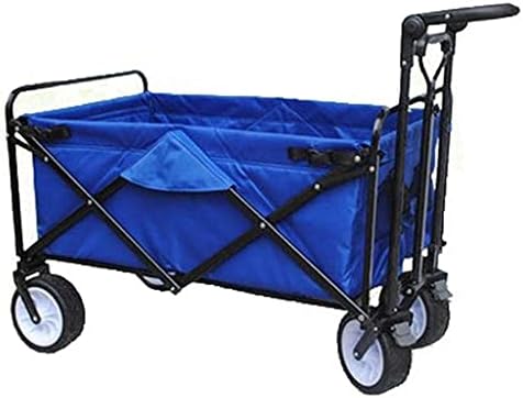 Collapsible Wagon Cart with Wheels Foldable Folding Wagons Carts Silen