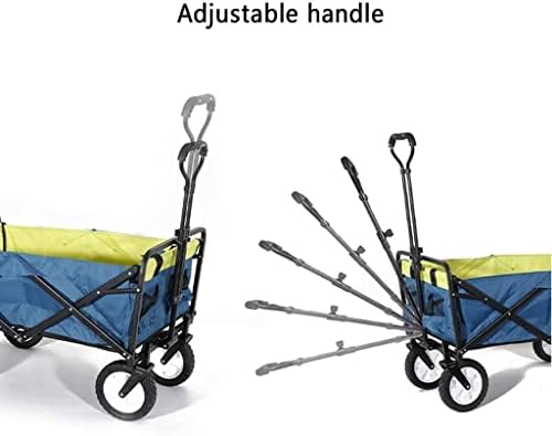 Portable Camping Cart,Outdoor Folding Utility Wagon Camping Wagon Heav