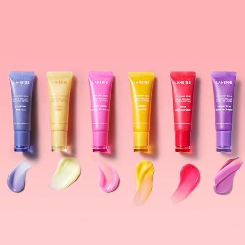LANEIGE Lip Glowy Balm: Sheer Tinted Lip Moisturizer with Shea Butter,
