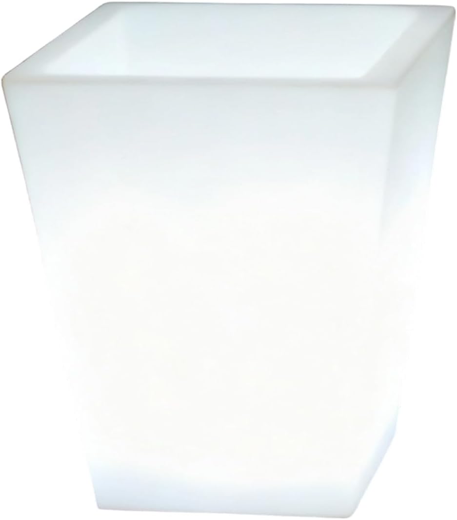Solars Powered LED Planter Light for Garden Decoration Outdoor Flower Pots Lamp with Sensors(Square)