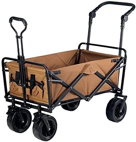 Portable Camping Cart,Outdoor Folding Utility Wagon l Portable Transpo