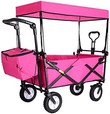 Collapsible Wagon Cart with Wheels Foldable Folding Wagons Carts Silen