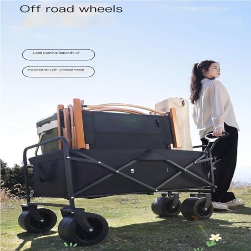 Portable Camping Cart,Portable Beach Trolley Cart for Outdoor Camping 