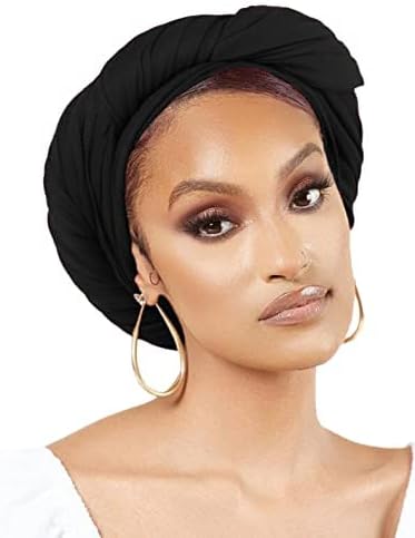 Head Wraps for Black Women Stretch Headwraps Large Hair Wraps Hijab Sc