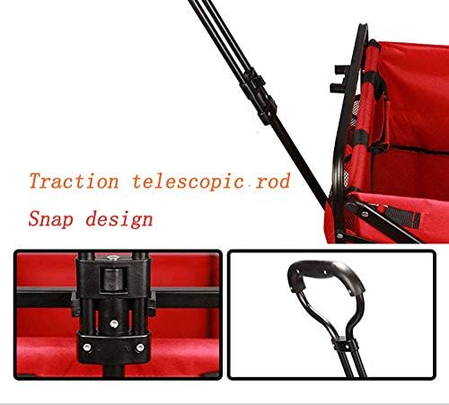 Trolleys, Foldiwagon, Capacity 150 Kg, Heavy Duty Foldable Garden Trolley Cart Truck Outdoor Leisure Portable Campiwagon Trolley