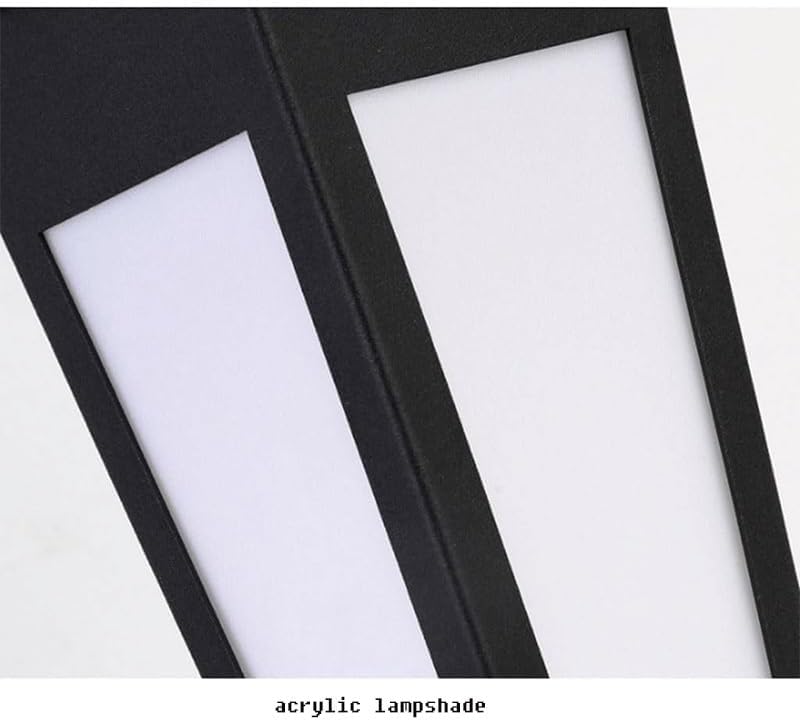 Japanese Modern Polycrystalline Silicon Solar Panel Acrylic Wall Lamp Minimalism Outdoor Waterproof Light LED Source Sconces for Garden Courtyard Villa Hall for Villa, Living Room, Foyer,