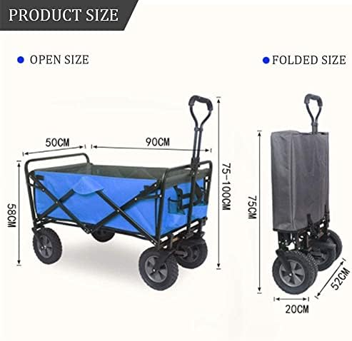 Portable Camping Cart,Outdoor Beach Wagon Transport ping CartHeavy Dut
