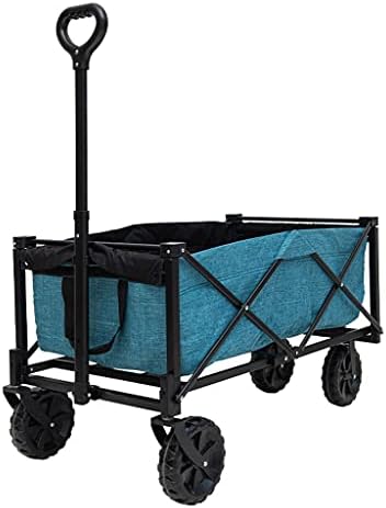 Collapsible Wagon Cart with Wheels Foldable Folding Wagons Carts Silen