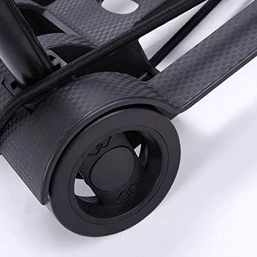 JSEIAJB Folding Luggage Cart Portable Trolley Travel Trunk Trailer Trolley Light Hand Cart Adjustable Home Travel Shopping Cart