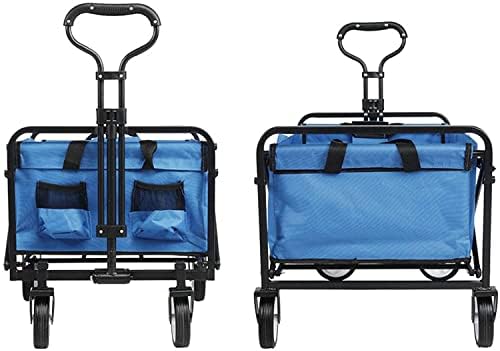 Portable Camping Cart,Camping Wagon Outdoor Utility Wagon Folding Gard