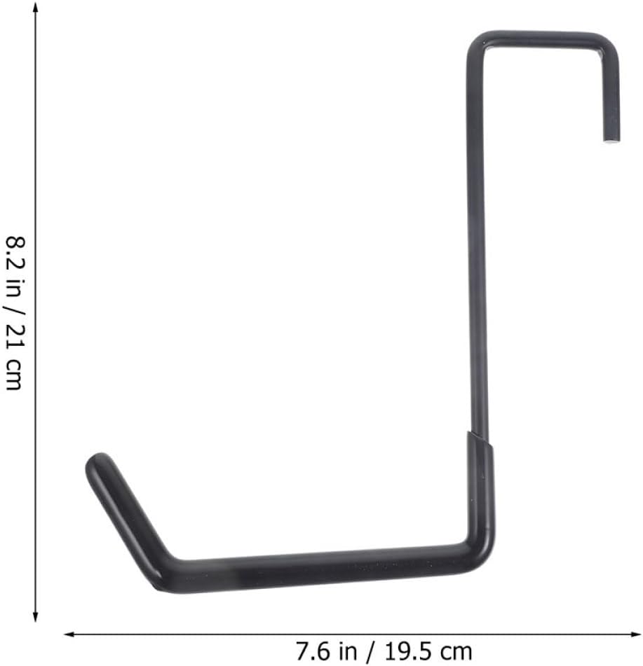 Milisten 6pcs Heavy Duty Wall Storage Hooks for Hanging Yard Tools and