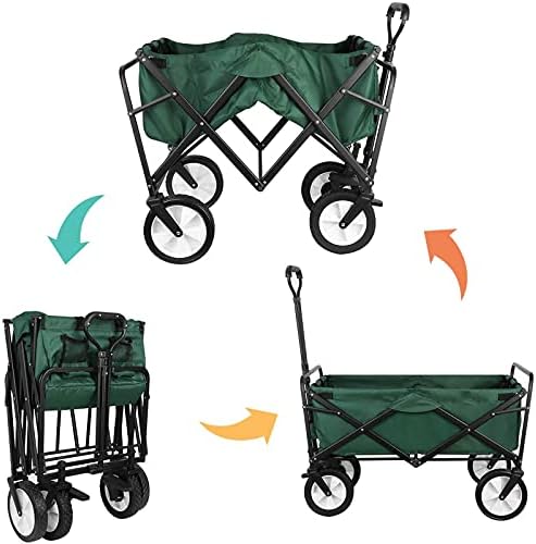 Trolleys, Foldicampicart, Garden Wagon, Beach Garden Trolley, Cart Heavy Duty Trolley - for Shoppibeach Outdoor Garden Picnic