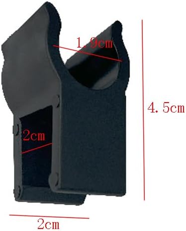 4 Pieces Camping Wagon Card Buckle Camping Wagon Table Buckle Camping Folding Wagon Table Buckle Garden Trolley Cart Buckle Grocery Wagon Card Buckle(Black, 2cm)