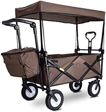 Collapsible Wagon Cart with Wheels Foldable Folding Wagons Carts Silen
