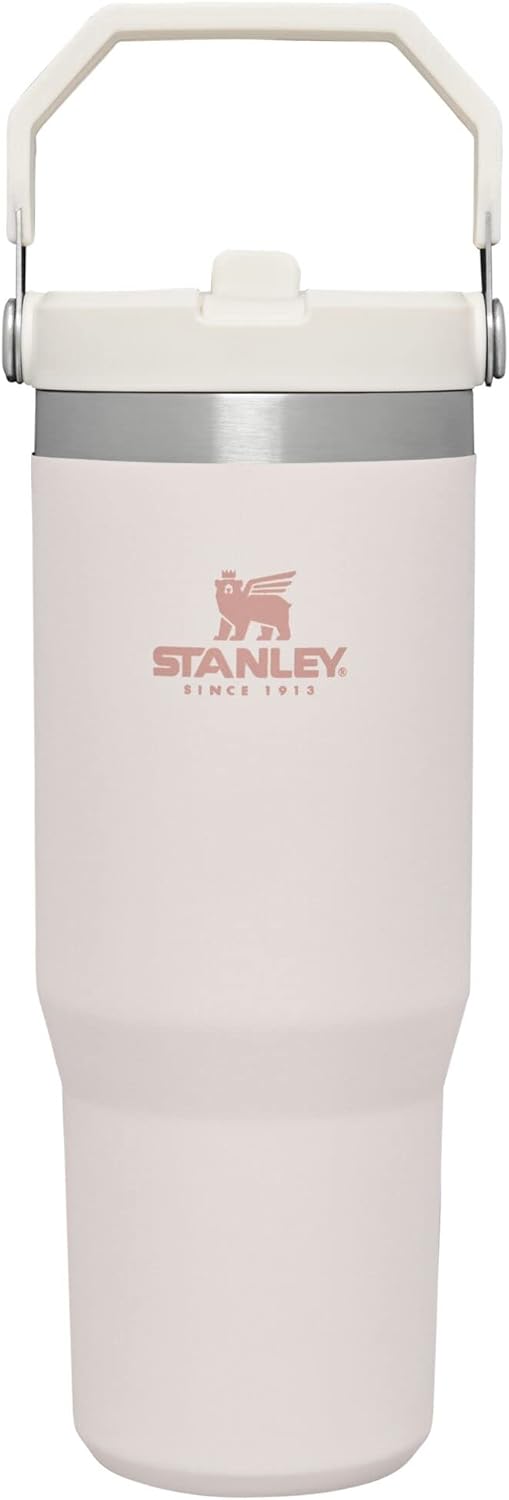 STANLEY IceFlow Flip Straw Tumbler with Handle 30 oz | Twist On Lid an