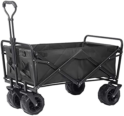 Outdoor Foldiutility Wagon Wagon with Wheels Heavy Duty Outdoor Cart for Campigarden Beach with Cup Holders, Load-Bea90Kg/198Lbs/Style 7/a
