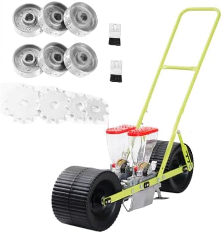 Adjustable Manual Garden Seeder for Flower & Vegetable Planting, 2-10mm Seed Dispenser, Hand-Push Tool for Small Grains, Efficient Gardening Equipment