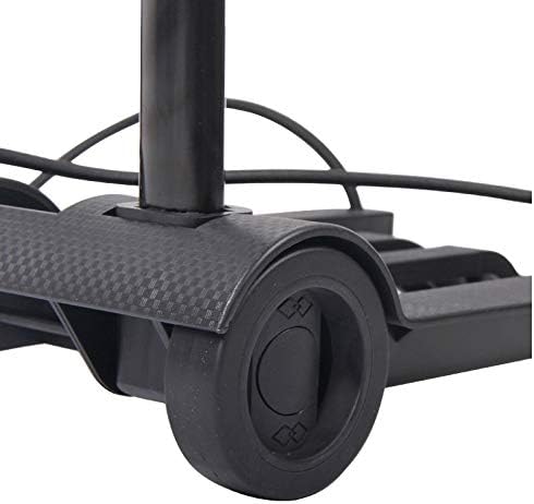JSEIAJB Folding Luggage Cart Portable Trolley Travel Trunk Trailer Trolley Light Hand Cart Adjustable Home Travel Shopping Cart
