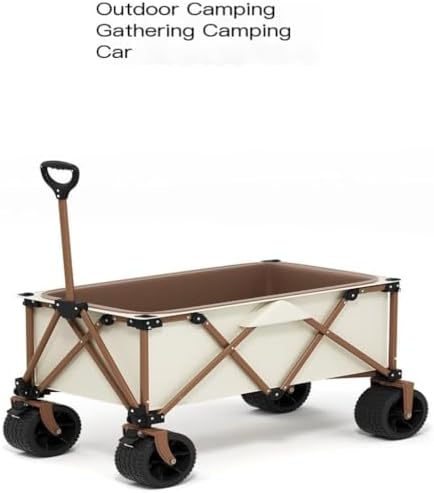 Portable Camping Cart,Portable Folding Beach Trolley Cart for Camping and Outdoor Activities