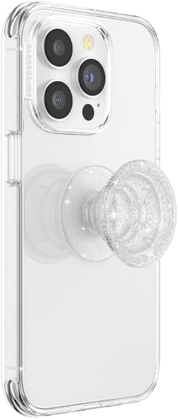 PopSockets Adhesive Phone Grip, Holder, Phone Stand, Kindle - Clear Gl