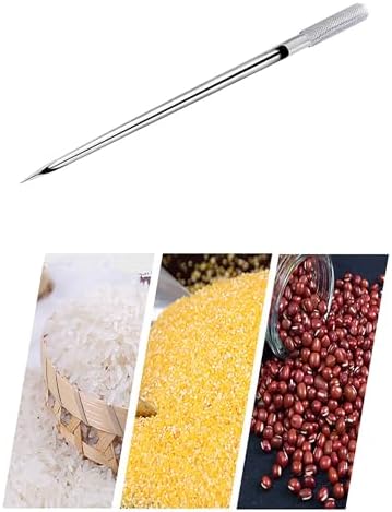 Stainless Steel Soil Sampler Probe Rod, 40-80cm Grain Sampling Tool for Fertilizer & Powder, Durable Ergonomic Handle, Ideal for Garden, Agriculture & Lawn Care