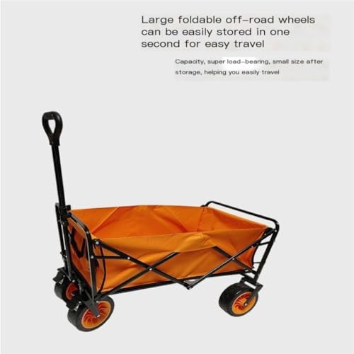 Portable Camping Cart,Heavy Duty Beach Trolley Cart for Camping and Of