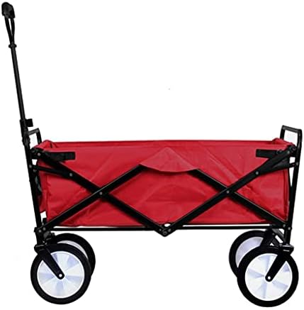 Collapsible Wagon Cart with Wheels Foldable Folding Wagons Carts Silen