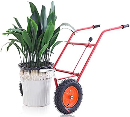 Adjustable Garden Pot Mover with Flat-Free Wheels - Heavy-Duty Potted Plant Transporter, Max 440 Lbs Capacity, Includes Assembly Tool for Effortless Gardening