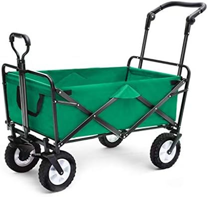 Collapsible Wagon Cart with Wheels Foldable Folding Wagons Carts Silen