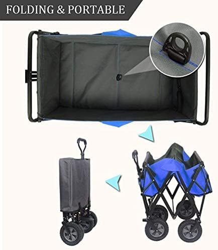 Portable Camping Cart,Outdoor Beach Wagon Transport ping CartHeavy Dut