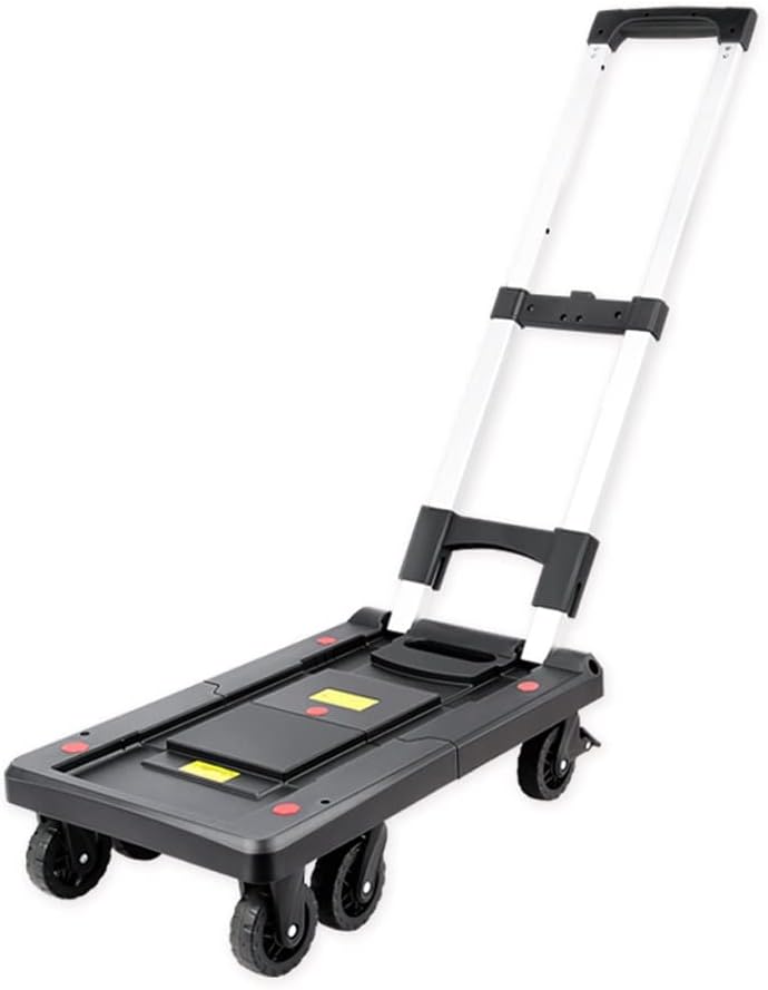 JSEIAJB Small Cart Express Small Pull Cart Pull Cart Folding Portable 