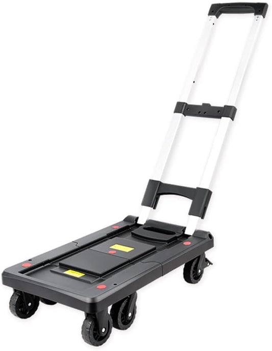 JSEIAJB Small Cart Express Small Pull Cart Pull Cart Folding Portable 