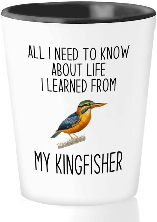 Bird Lover Shot Glass 1.5oz - Lfe my bird - Hummingbird Nest Cage Parr