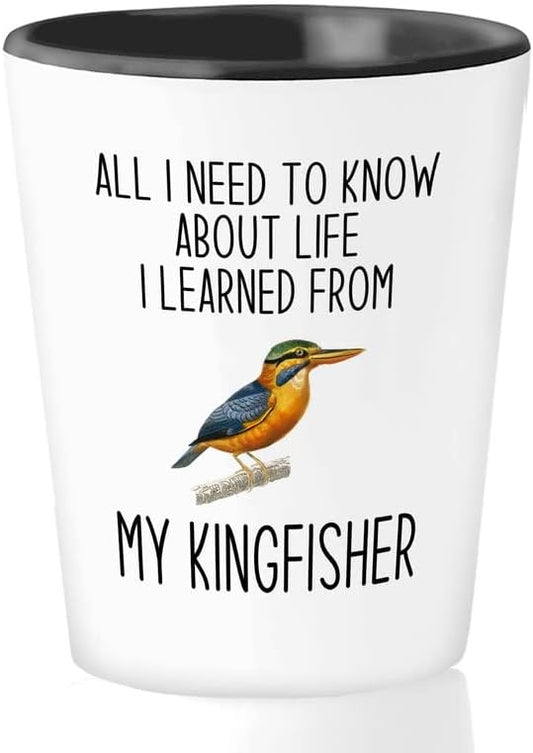 Bird Lover Shot Glass 1.5oz - Lfe my bird - Hummingbird Nest Cage Parr