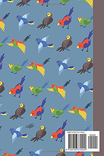 Bird Nerd Notebook: Bird Themed Composition Lined Journal, Ideal for any Bird Watcher or Bird Nerd. (Can be Used as Ornithology Log or Birder Notebook)