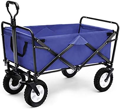 Collapsible Wagon Cart with Wheels Foldable Folding Wagons Carts Silen
