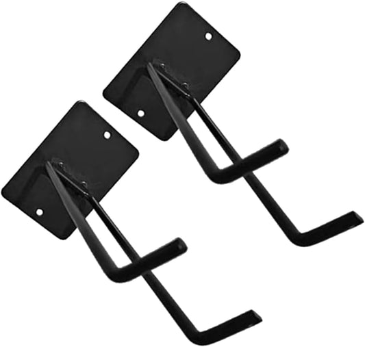 Milisten 2pcs Wall Mounted Garden Tool Organizer Heavy Duty Iron Rake 