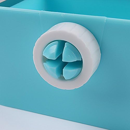 Small Pet Feeder Food Water Bowl Cage Hanging Dish for Birds Parakeet,Dwarf Syrian Hamsters,Hadgehog,Gerbils,Rats,Mice,Gerbils,Mini Small Animals (Blue)