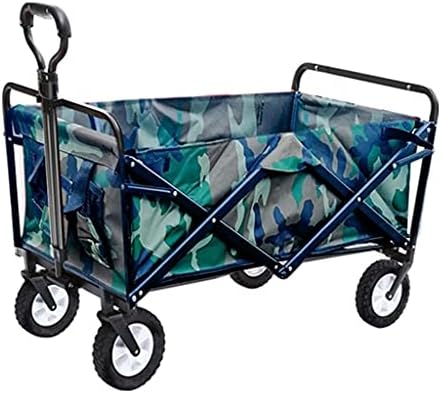 Pull Along cart Outdoor Folding Utility Wagon Folding Garden Trolley B